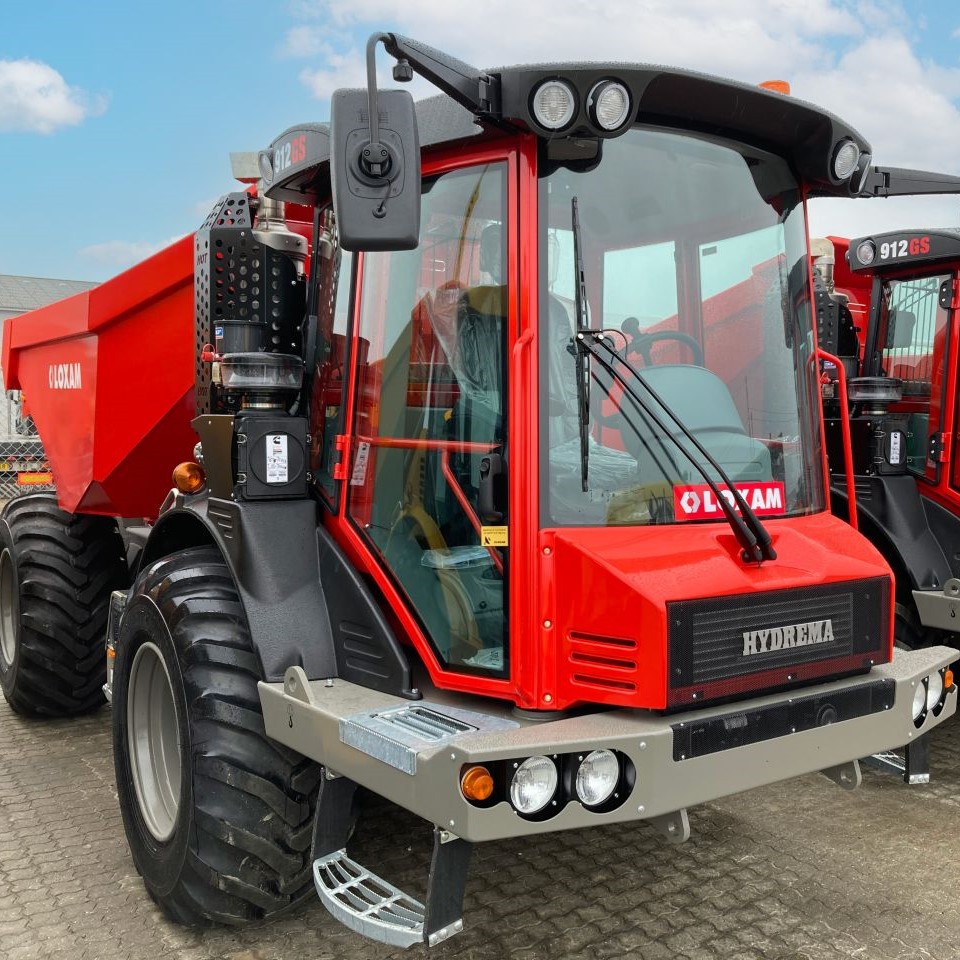 Explore the Hydrema 928G Backhoe Loader's Might & Precision